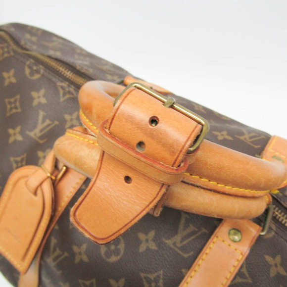 LOUIS VUITTON Brown Monogram Keepall 50 Boston Bag - Picture 8 of 16